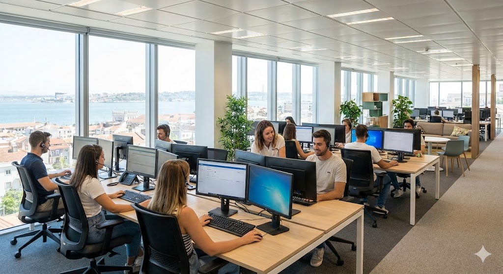 Emigreren naar Portugal: Gezamenlijk dineren in Lissabon